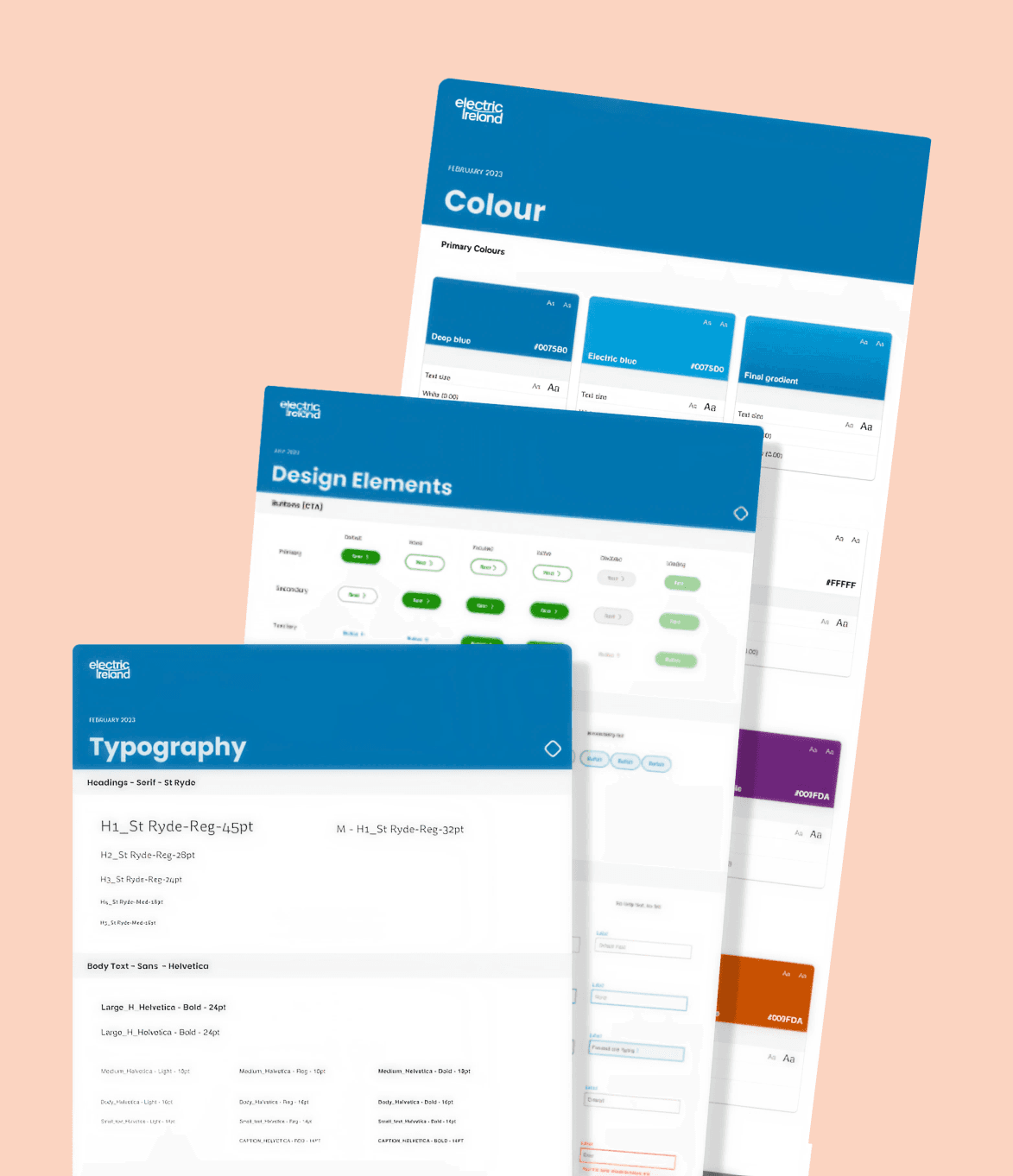 National Energy Provider design system built during active rebrand